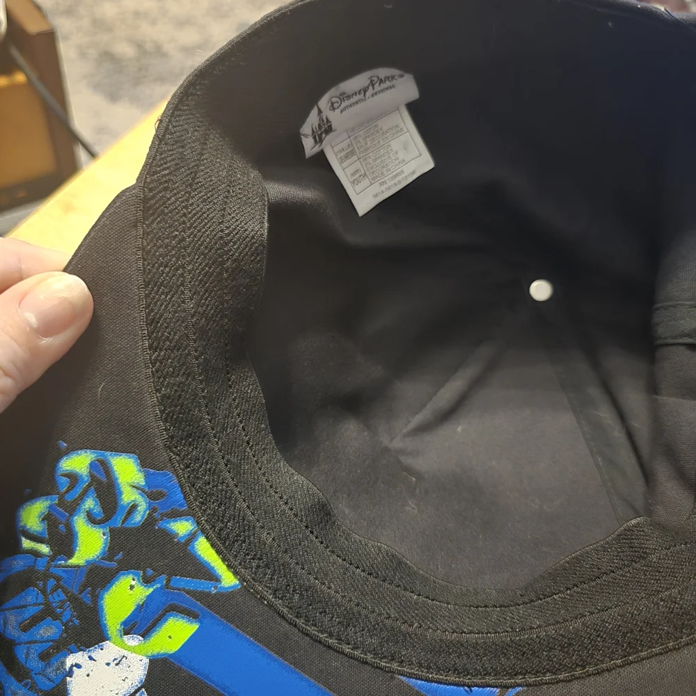 Mickey Mouse Disney Parks Mohawk Baseball Cap Black Blue Youth Kids One Size Hat